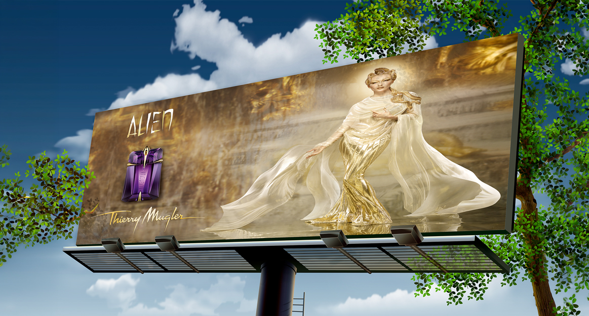 road side billboard sign riyadh